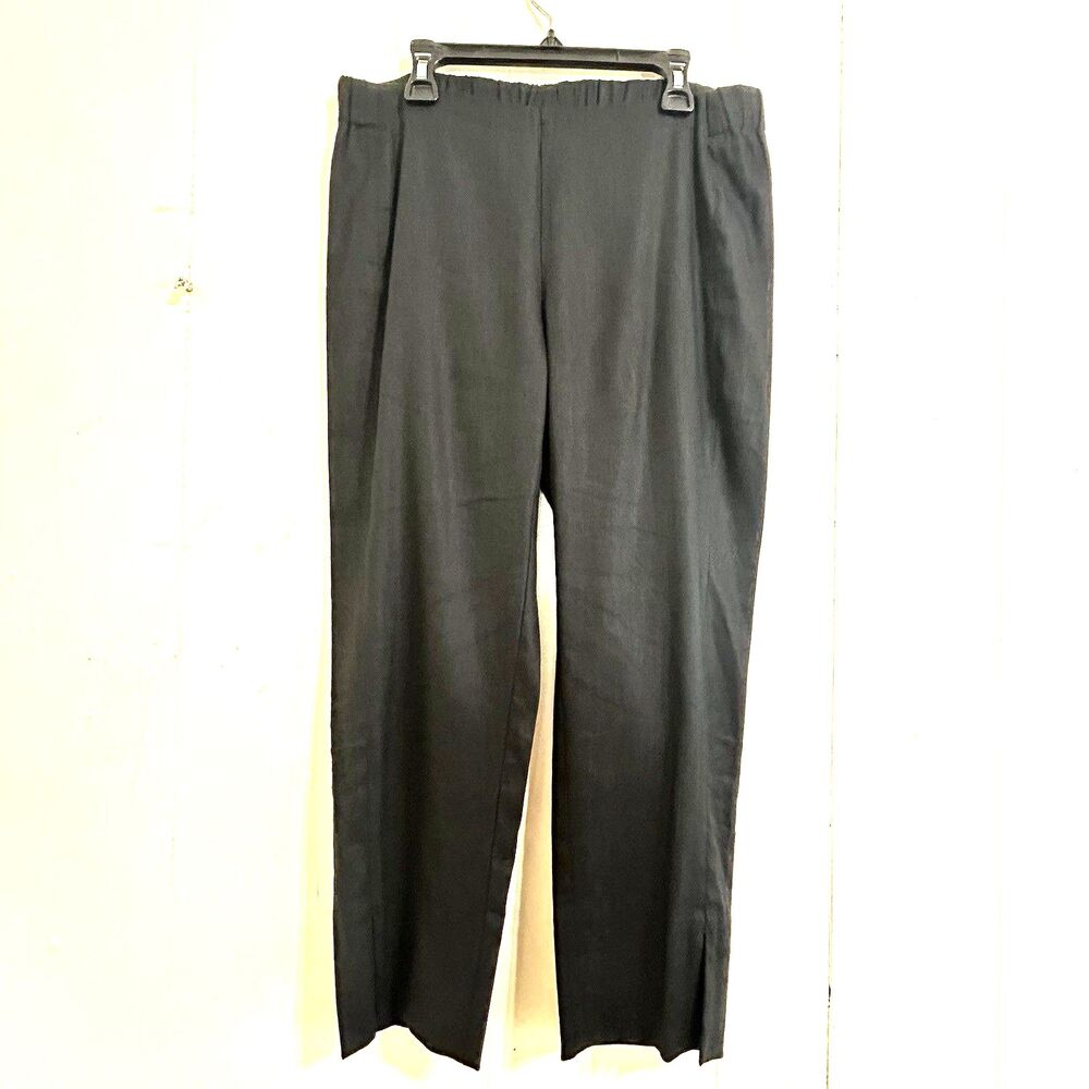 J Jill Linen Stretch Capri Pants Size XS Pull On Pants Straight Cropped Pants